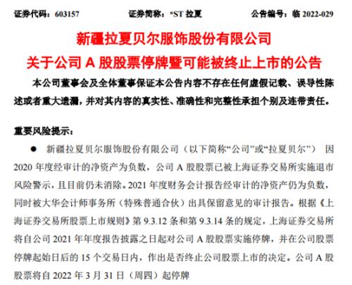 刚刚!3家A股公司齐拉退市警报,都是类似原因!已有退市股单日暴跌70%,风险有多大?附避险指南
