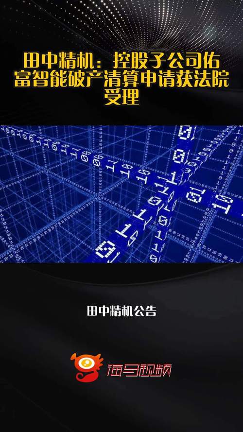 田中精机控股子公司借款逾期_田中精机股票行情_佑富智能财务困境