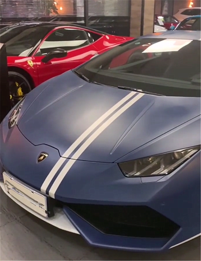 展厅实拍“磨砂蓝”兰博基尼，2.9秒破百，全球限量250台！